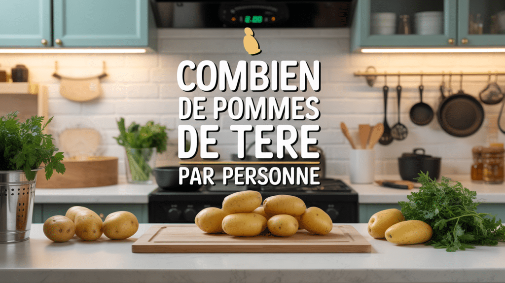 combien de pomme de terre par personne cuisine moderne sur plan de travail