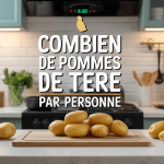 combien de pomme de terre par personne cuisine moderne sur plan de travail