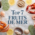 plateau fruit de mer top 7 glacé huîtres crevettes langoustines crabes