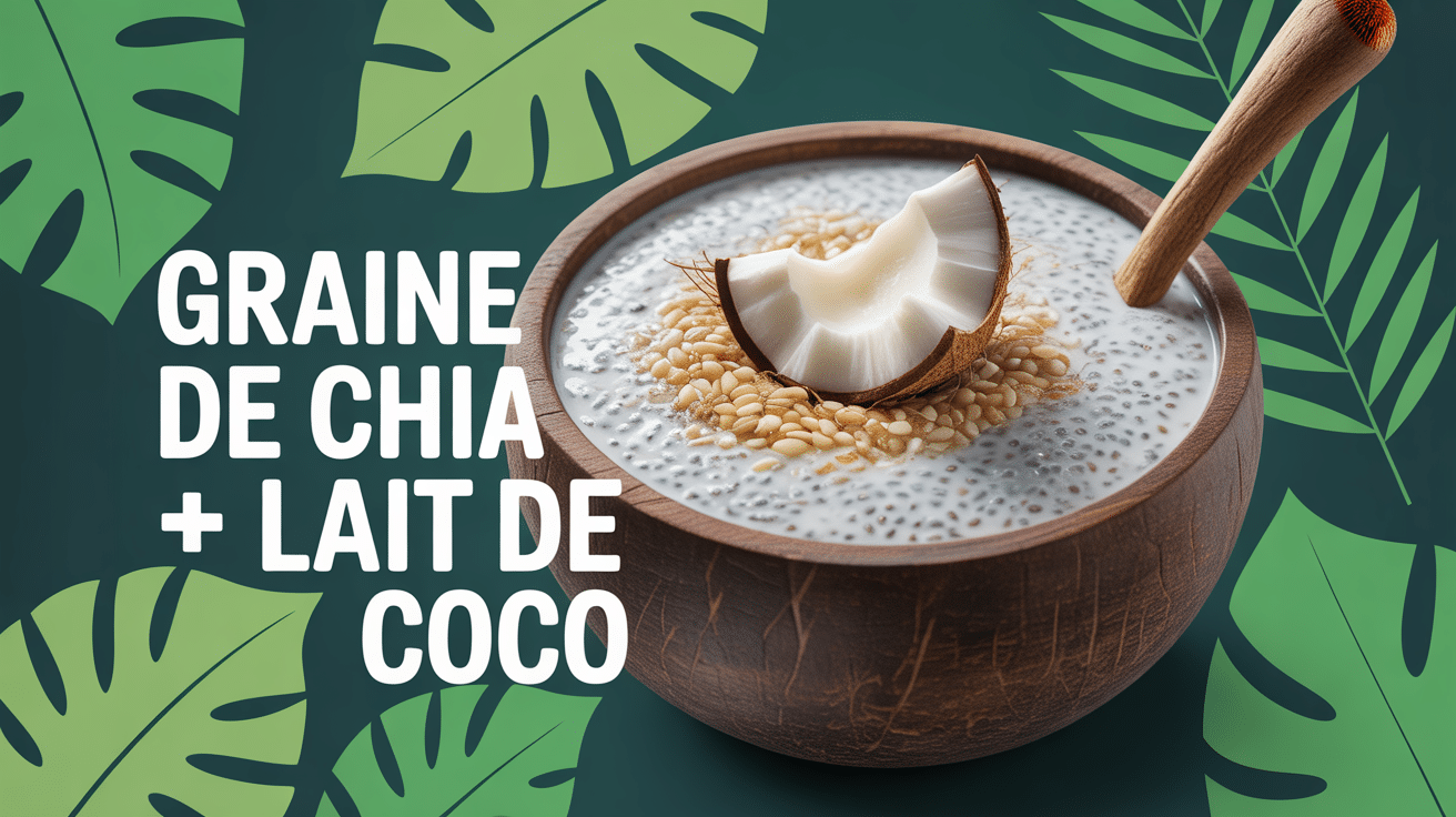 Graine de chia et lait de coco la combinaison gourmande et santé — free download