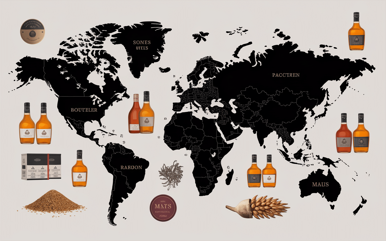 meilleur whisky single malt bourbon carte pays