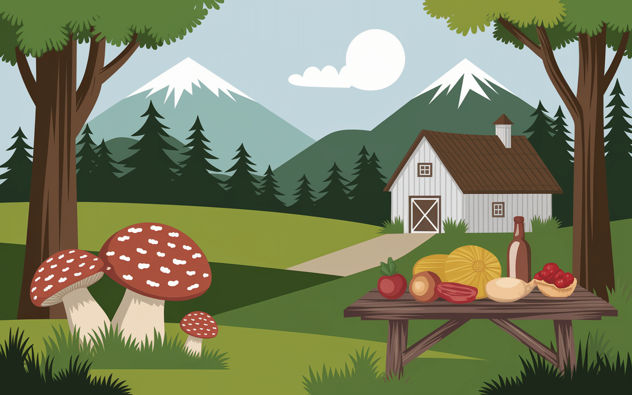 Origines vrai recette croûte aux champignons du haut-doubs et spécialités