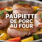 paupiette de porc au four recette dans plat avec légumes