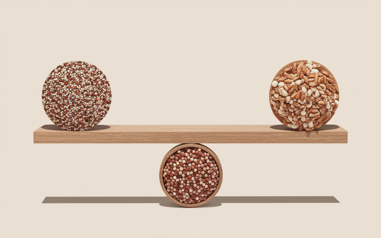 Équilibre céréales sans gluten, protéines et fibres pour petit déjeuner sans gluten