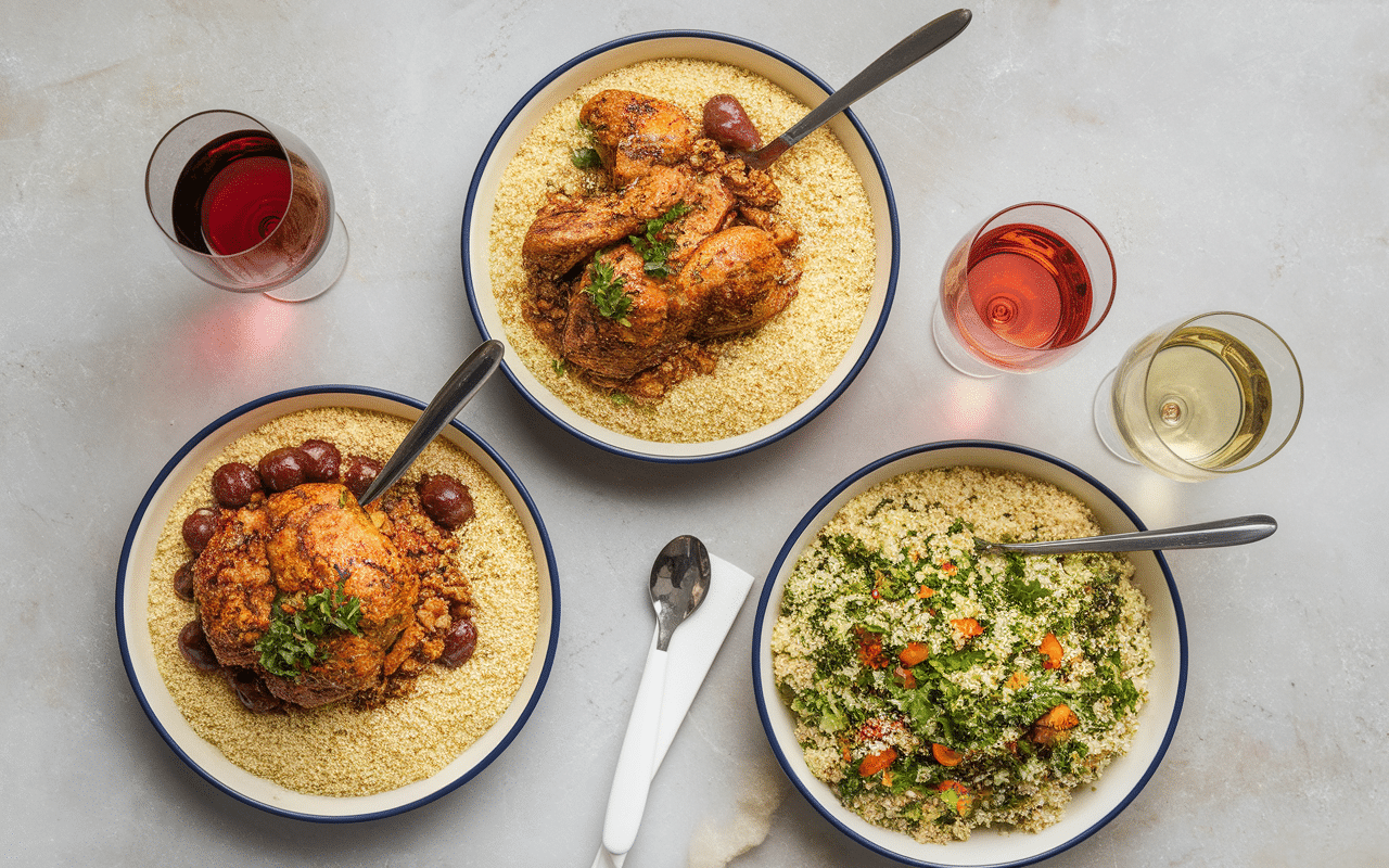 Que boire avec un couscous selon plat servi