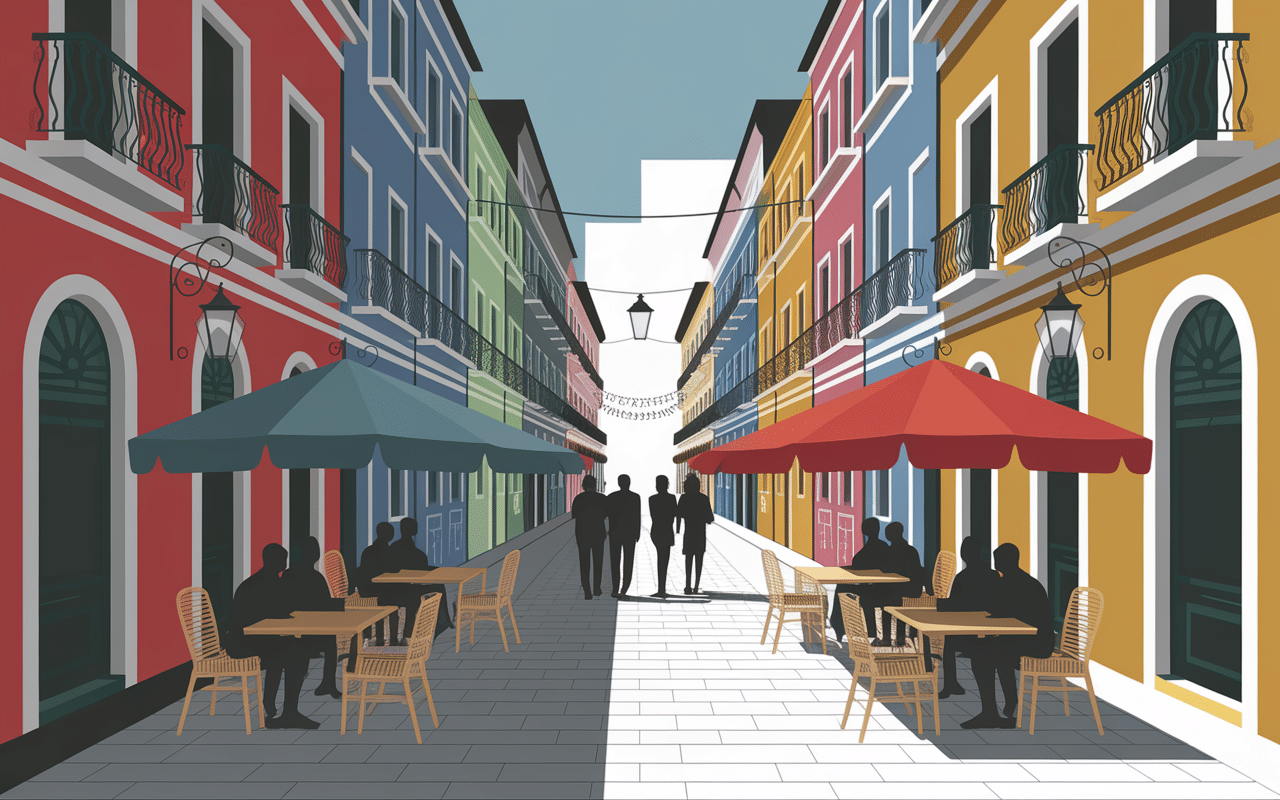 rue quartiers tapas barcelone ambiance conviviale