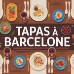 table tapas barcelone assiettes ambiance chaleureuse