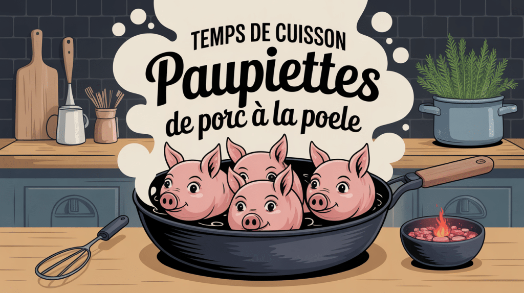 Temps de cuisson paupiettes de porc à la poêle, paupiettes dorées en cuisson dans poêle