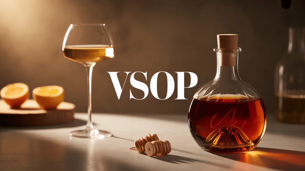 bouteille vsop verre degustation luxe