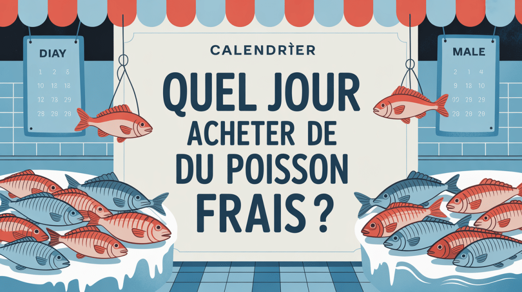Arrivage poisson quel jour étal poisson frais calendrier