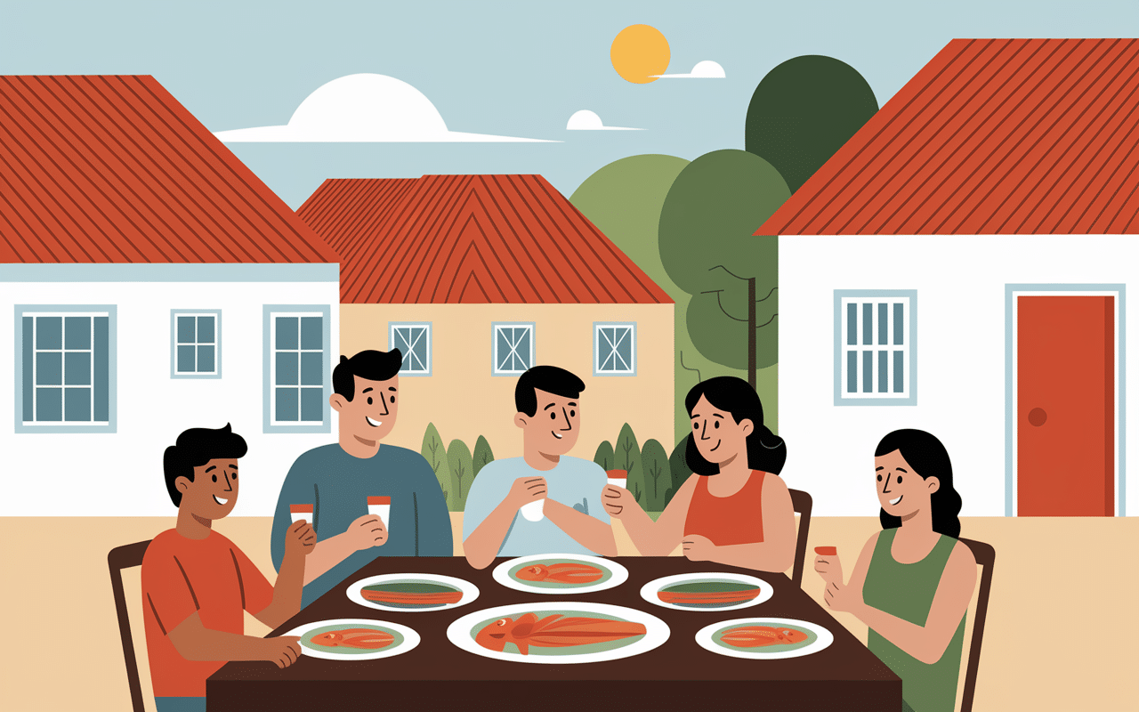 bacalhau a braga village familial portugal