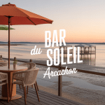 Terrasse bar du soleil Arcachon vue bassin