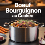 boeuf bourguignon cookeo multicuiseur avec ingrédients frais