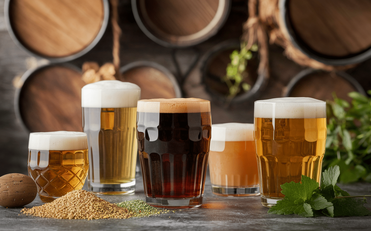 Verres de bières Skumenn artisanales bretonnes