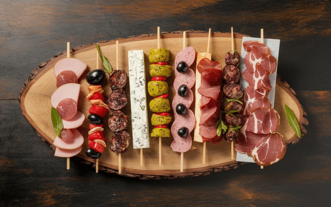 Variantes créatives brochettes tomate mozzarella