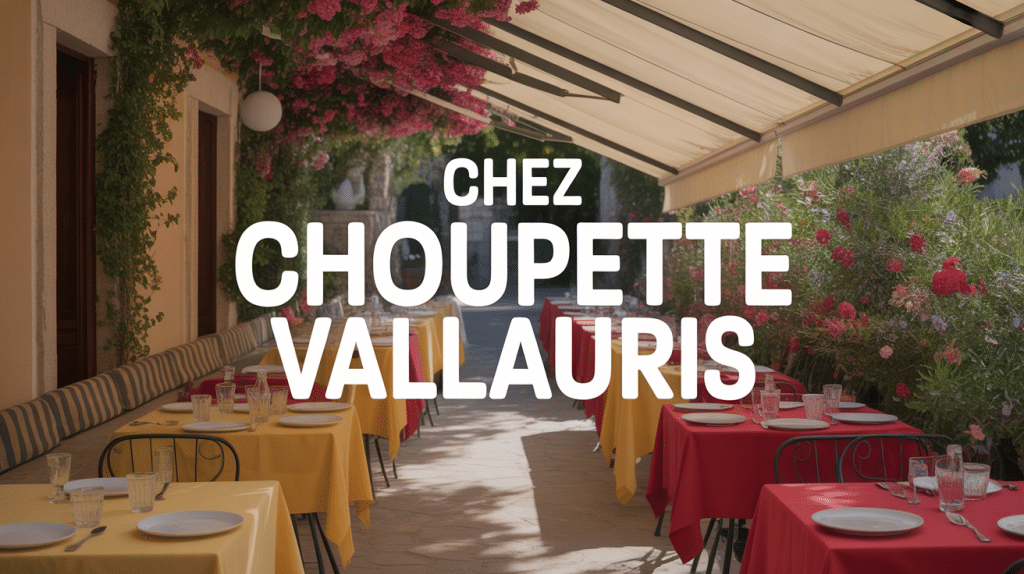 chez choupette vallauris terrasse ambiance sud de la france