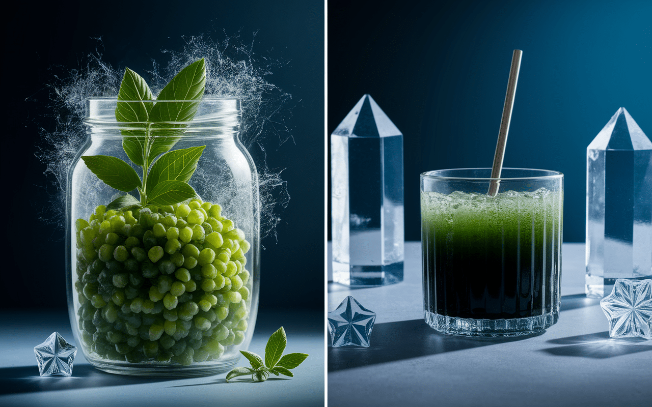 congeler du basilic frais vs flétri