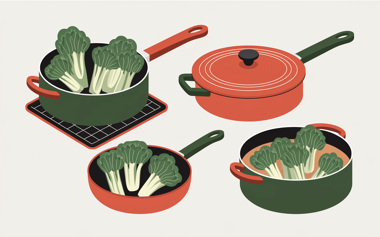 Méthodes cuire brocolis vapeur poêle eau