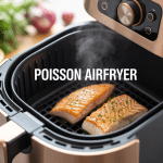 cuisson poisson airfryer moderne filet doré citron herbes