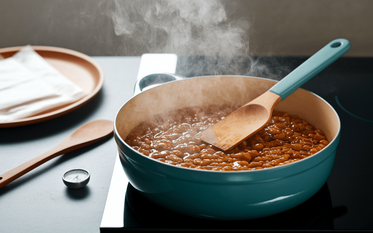 cuisson caramel toffee recette thermometre