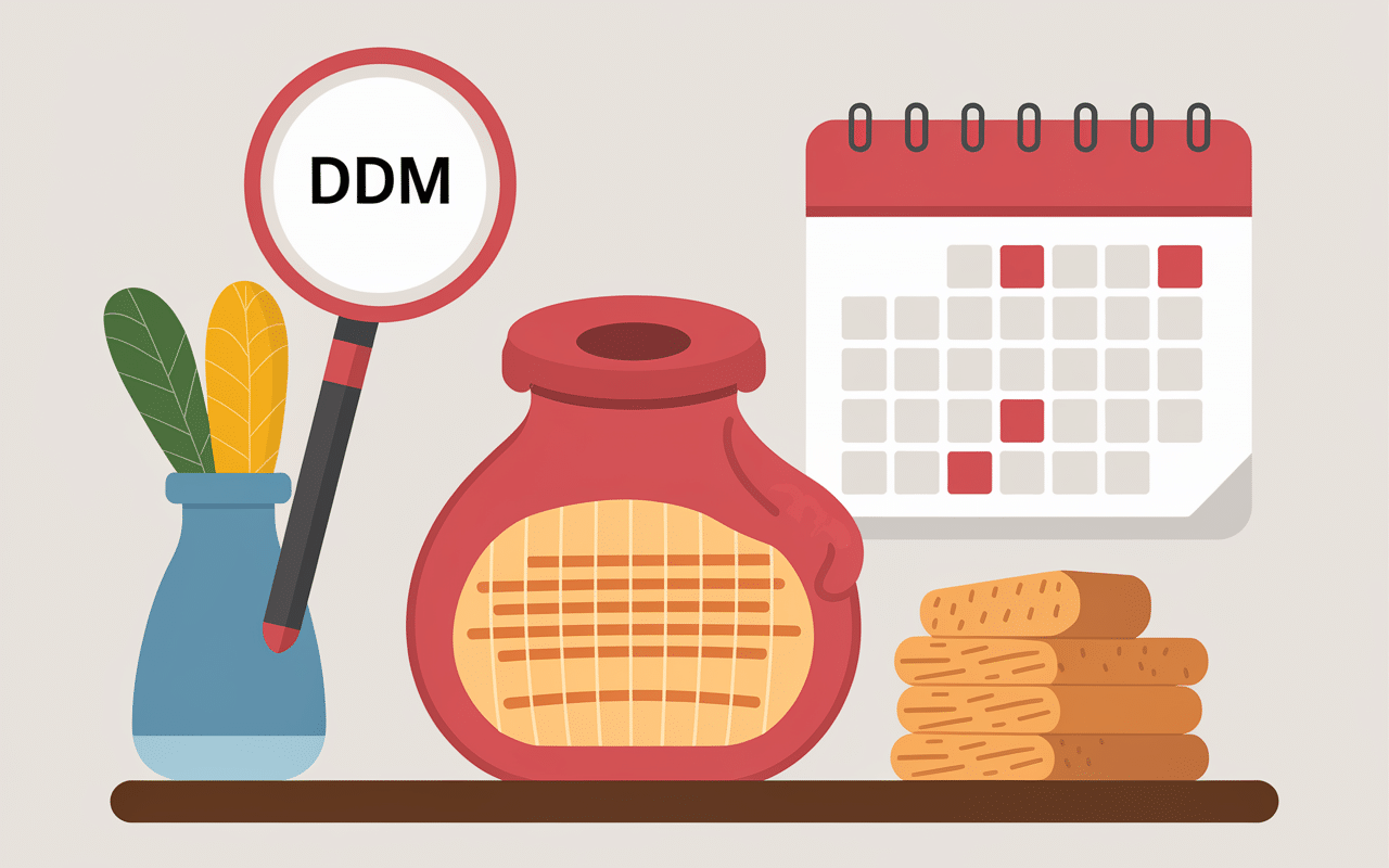 Étiquette DDM DLC sur pâte périmé depuis 2 ans