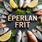 Eperlan frit doré avec citron et herbes