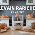 Bocal de levain actif pour faire son levain rapide