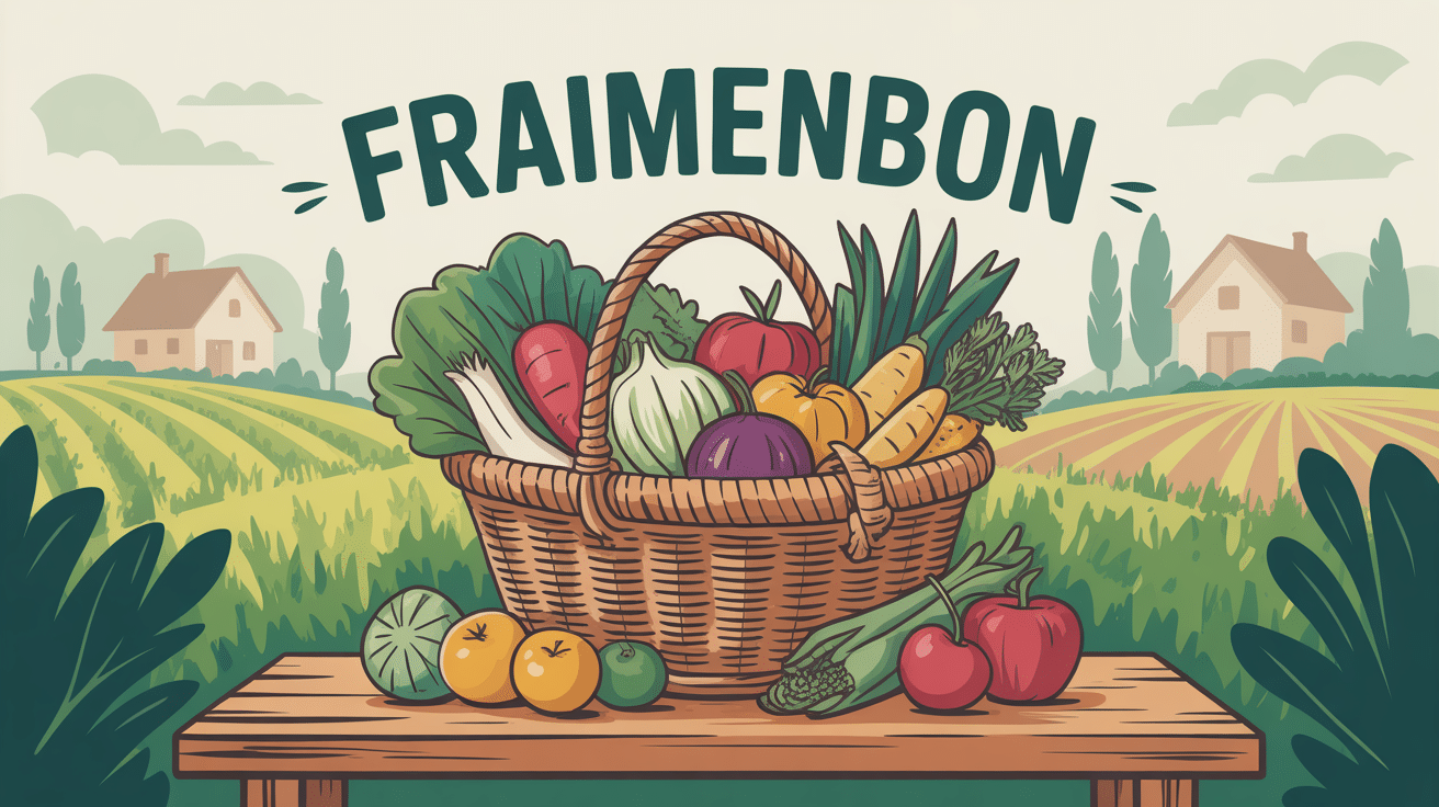 fraimenbon panier frais illustration