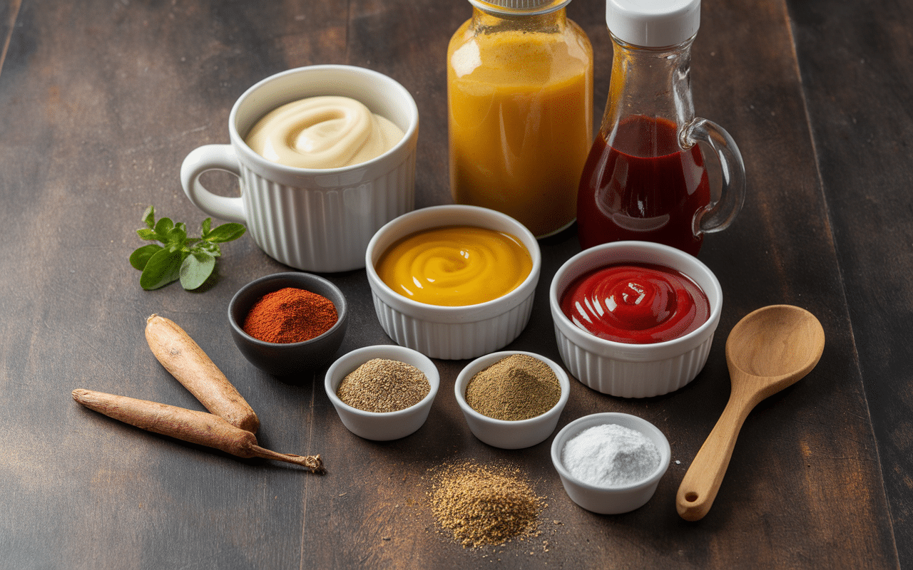 Ingrédients principaux de la sauce big king