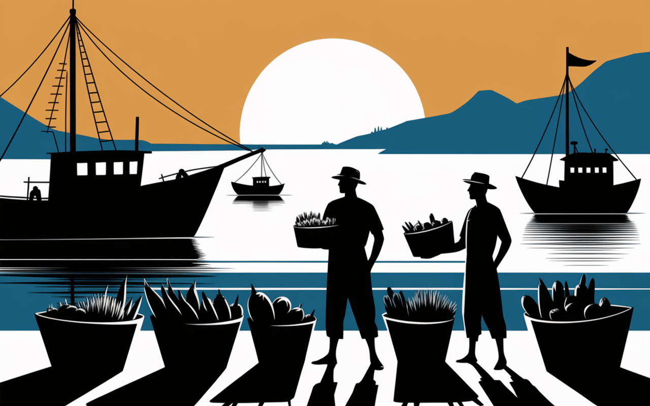 pain bagnat nice pêcheurs port méditerranéen