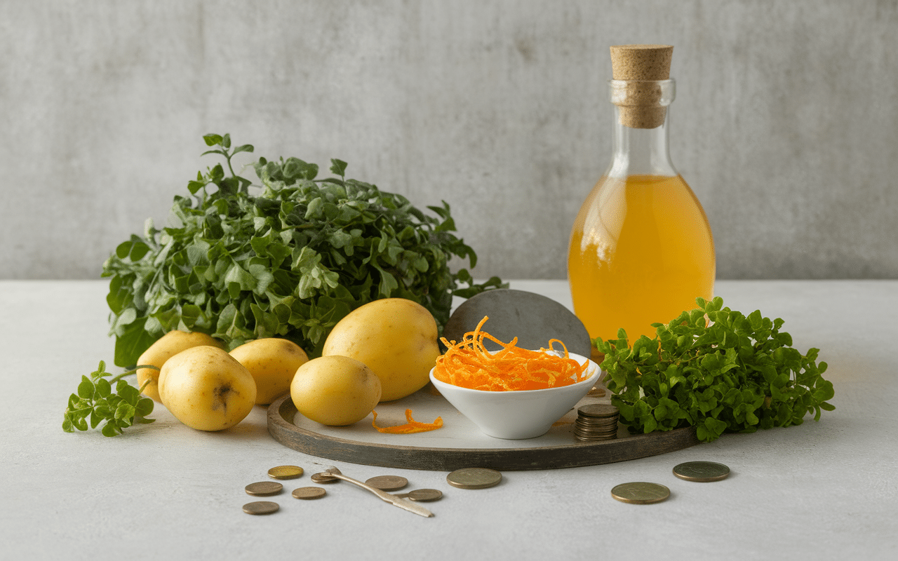 par quoi remplacer le citron avec vinaigre blanc, pomme, zeste et herbes