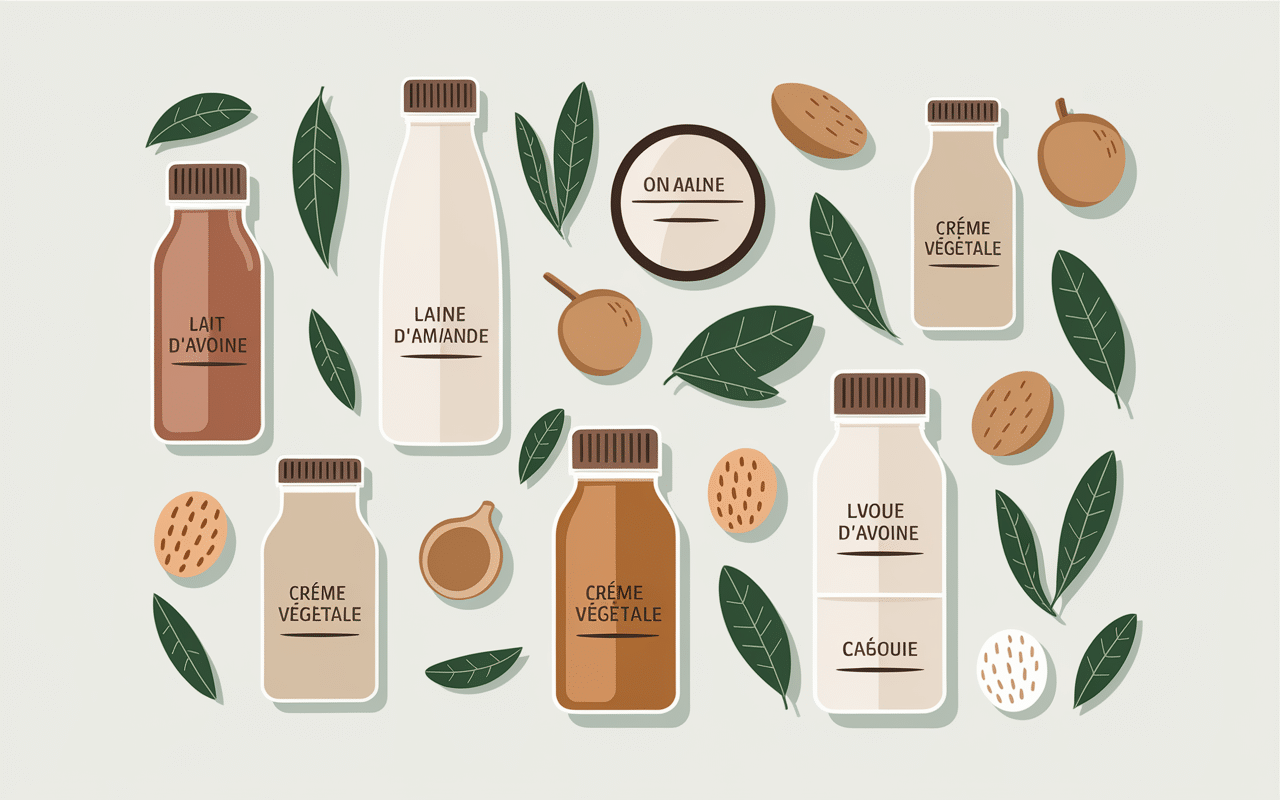 laits végétaux et origines par quoi remplacer le lait dans une quiche