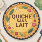 quiche sans lait et ingrédients végétaux par quoi remplacer le lait dans une quiche