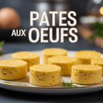 assiette de pates aux oeufs fraiches texture dorée