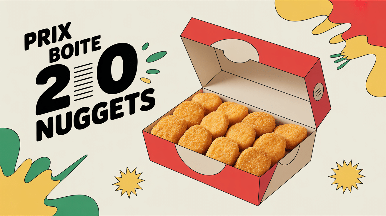 prix d'une boite de 20 nuggets chez mcdo 2024 visuel boite nuggets