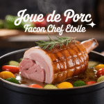 recette joue de porc chef étoilé braisée en cocotte avec légumes