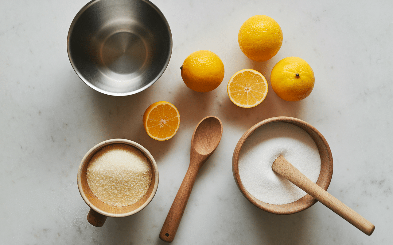 Ustensiles préparation recettes sorbet citron maison