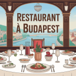 restaurant budapest avec plats traditionnels et vue ville
