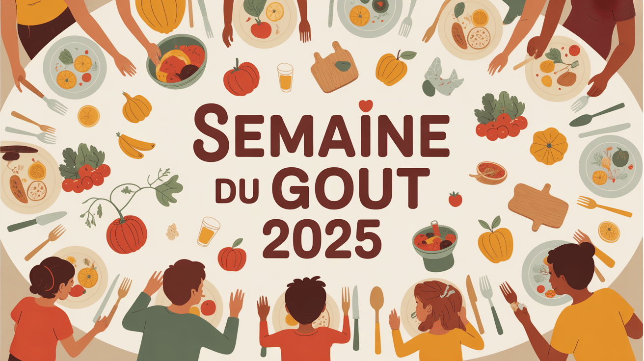 repas convivial semaine du gout 2024 table automne