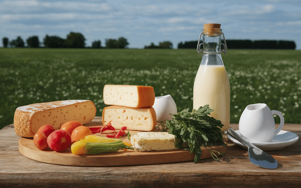 Produits picards du terroir fromages et légumes fermiers