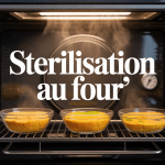 Stérilisation au four bocaux verre cuisine vapeur