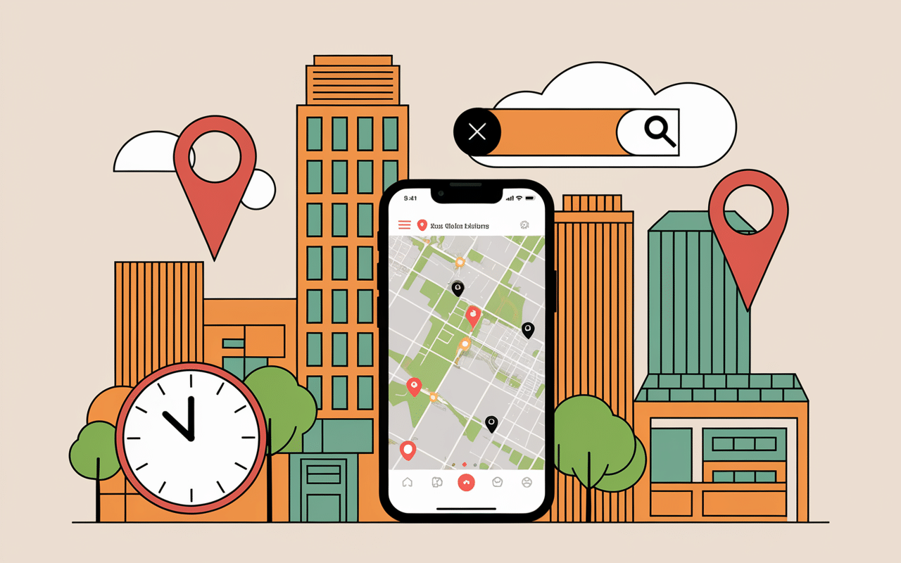 subway ouvert carte localisation smartphone