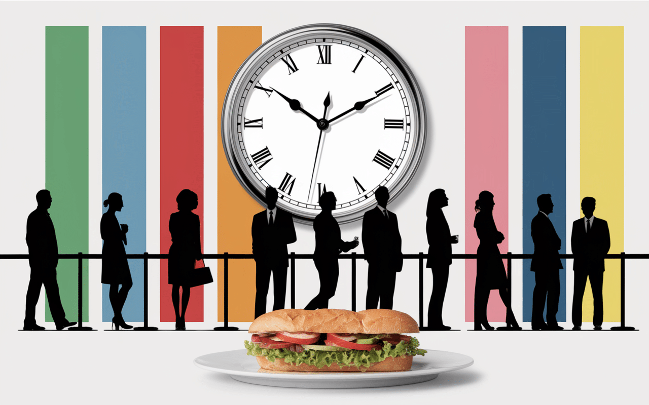 subway ouvert affluence clients file attente