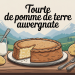 tourte de pomme de terre auvergnate dorée et croustillante