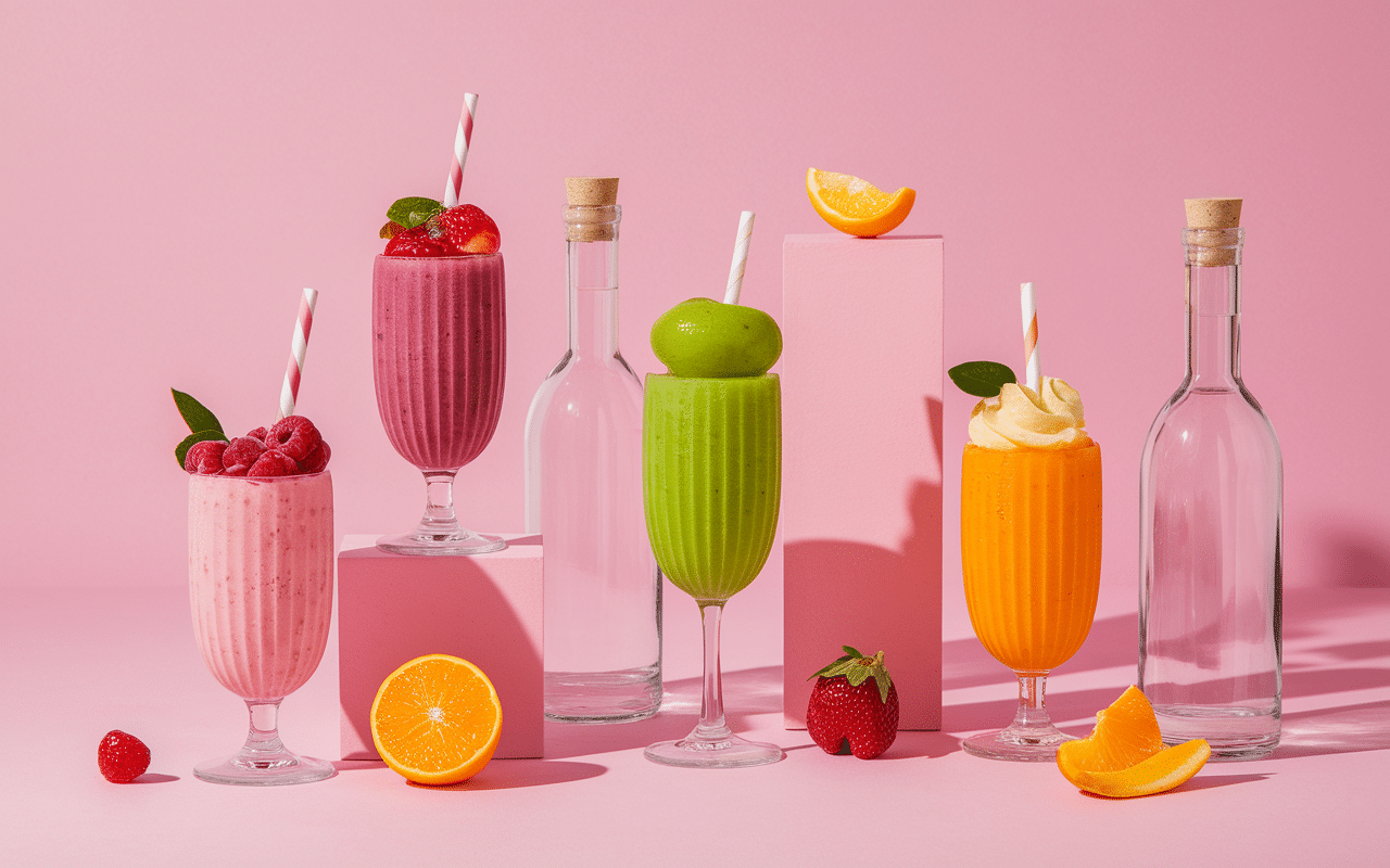 Trou normand recette coupes sorbet fruit bouteilles alcool