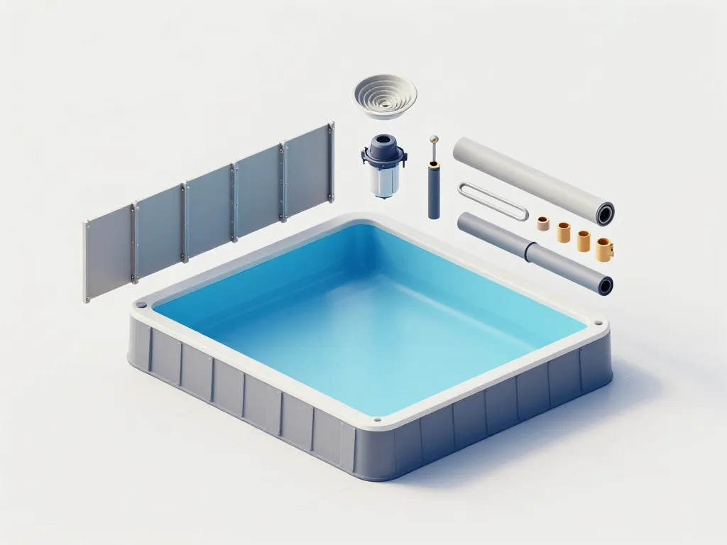 Vue éclatée acapoolco composants de kit