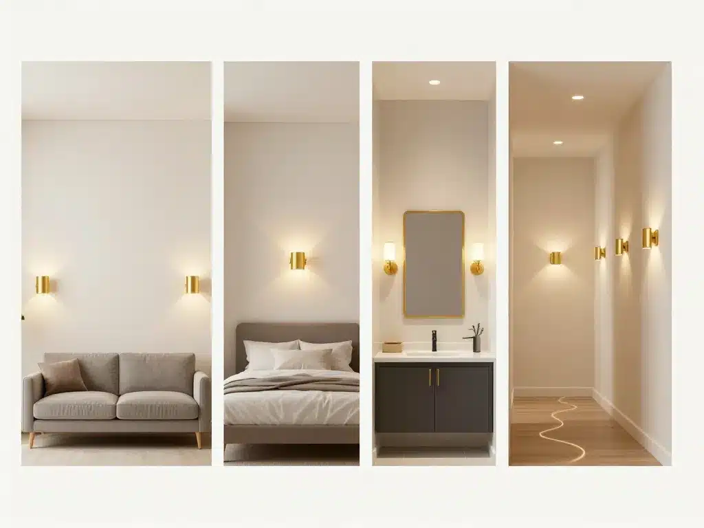 applique dorée placement optimal par pièce