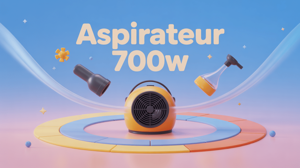 aspirateur 700w est-ce suffisant vue d’ensemble illustration puissance et flux d’air