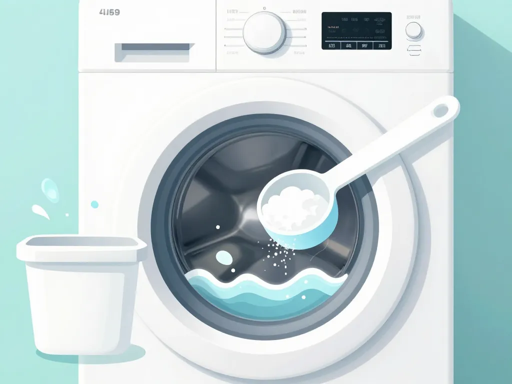 ajouter du bicarbonate de soude lessive dans le tambour