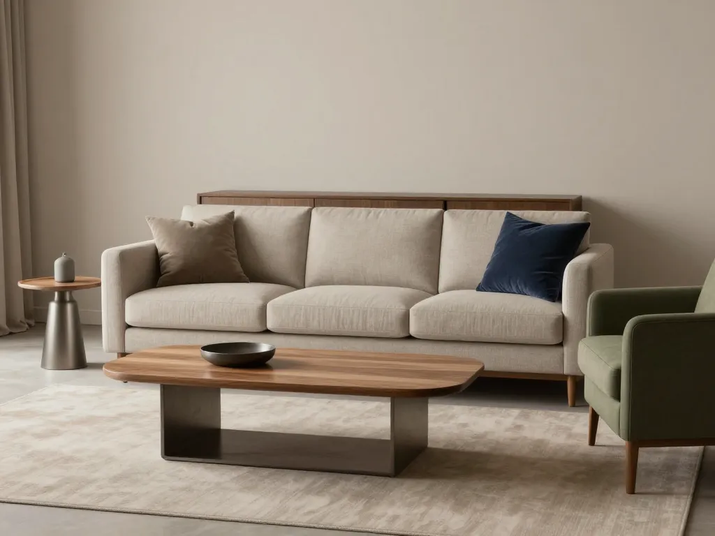 Mobilier raffiné, déco salon chic et classe